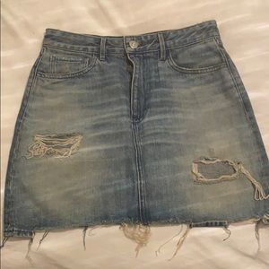 Denim skirt